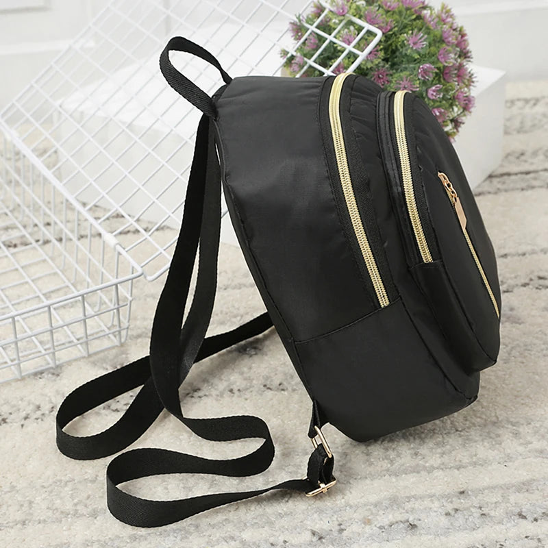 Women Leisure Backpack Casual Nylon High Travel Bags For School