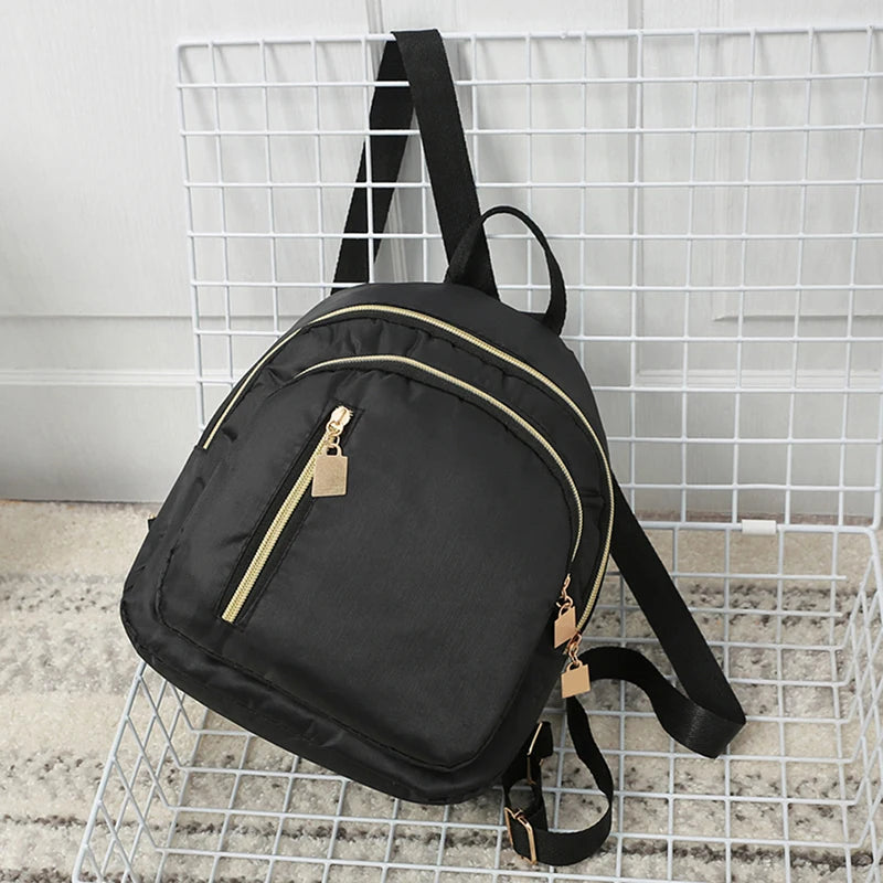 Women Leisure Backpack Casual Nylon High Travel Bags For School