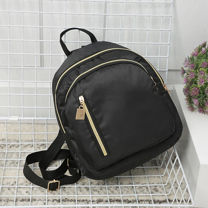 Women Leisure Backpack Casual Nylon High Travel Bags For School