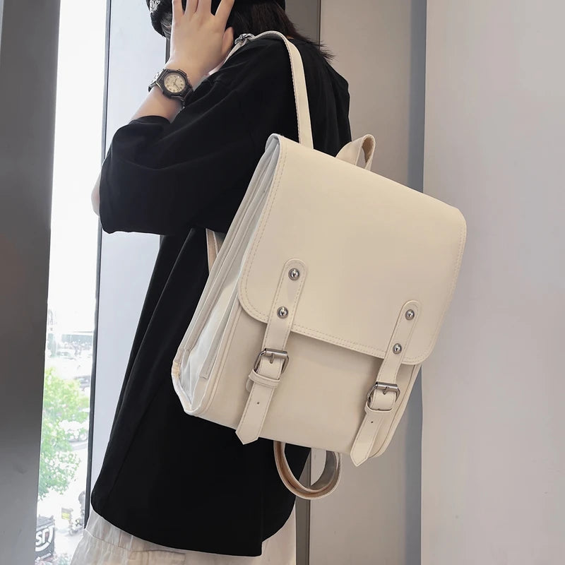 Wild Preppy Style Large Capacity School Backpack for Girls