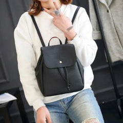 Women Pu Female Backpacks Teenager School Mochila Feminina Rucksack