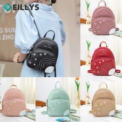 Pu Leather Shoulder Bag For Teenage Girls Multi-function Small Bagpack