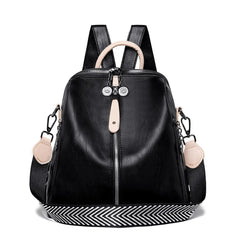 Soft Leather Backpack Female High Travel Back Pack School Backpacks for Girls