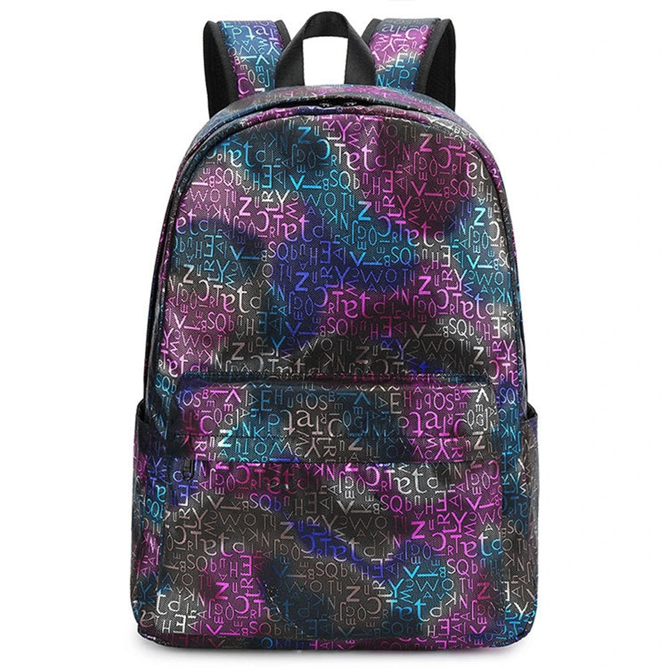 Waterproof Nylon Backpack School Bag for Teenage