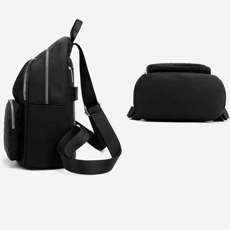 Canvas Backpack Women School Bags 4 Colors Traveling Duffel Bag