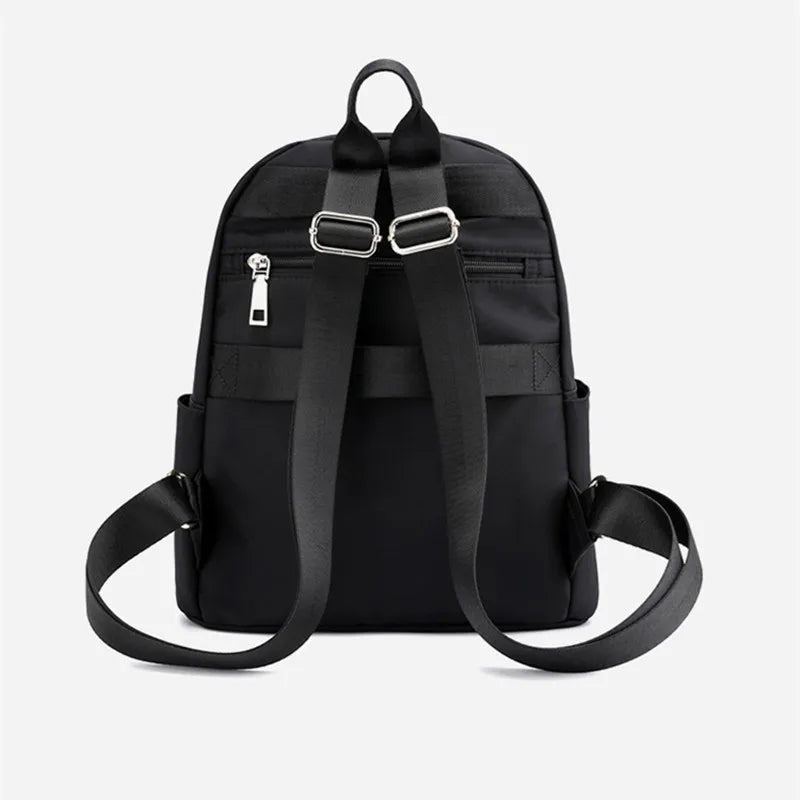 Canvas Backpack Women School Bags 4 Colors Traveling Duffel Bag