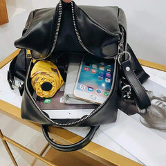 Women's Soft Leather Backpack Shoulder Bag