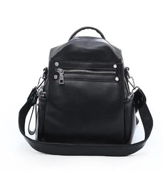 Women's Soft Leather Backpack Shoulder Bag