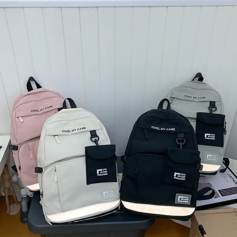 Tooling College Student Backpack Couple Travel Bag