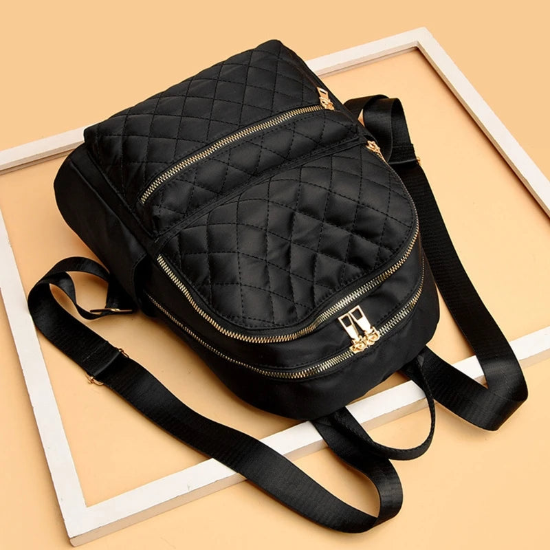 Nylon Travel Backpack Purse Shoulder Bag Small Casual Daypack for Girls
