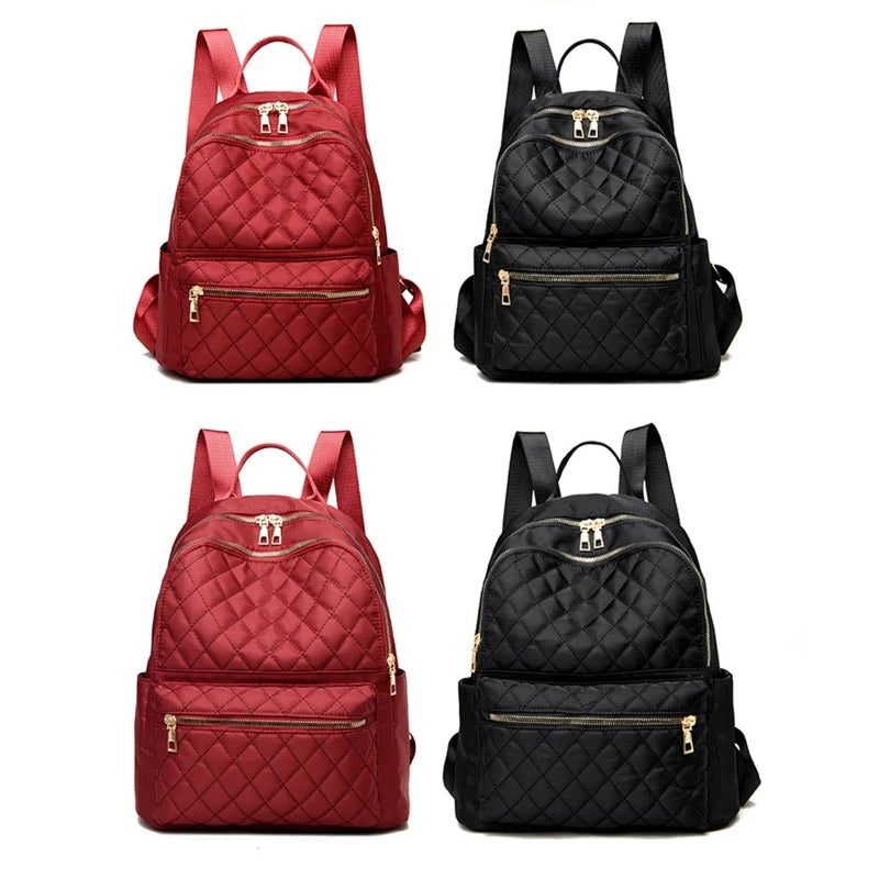 Nylon Travel Backpack Purse Shoulder Bag Small Casual Daypack for Girls