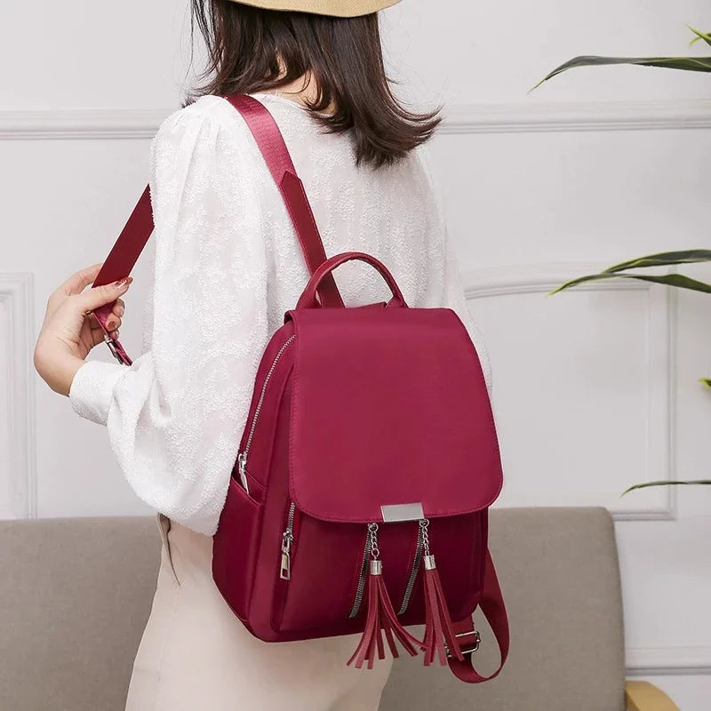 Women Shoulder Bag Oxford Travel Student Backpack School Girls