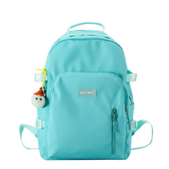 Nylon School Bag for College Teenagers Youth Rucksack Student
