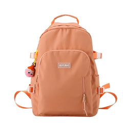Nylon School Bag for College Teenagers Youth Rucksack Student