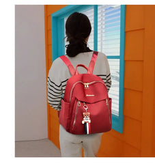Women's Business Oxford Cloth Backpack Lightweight School Bag