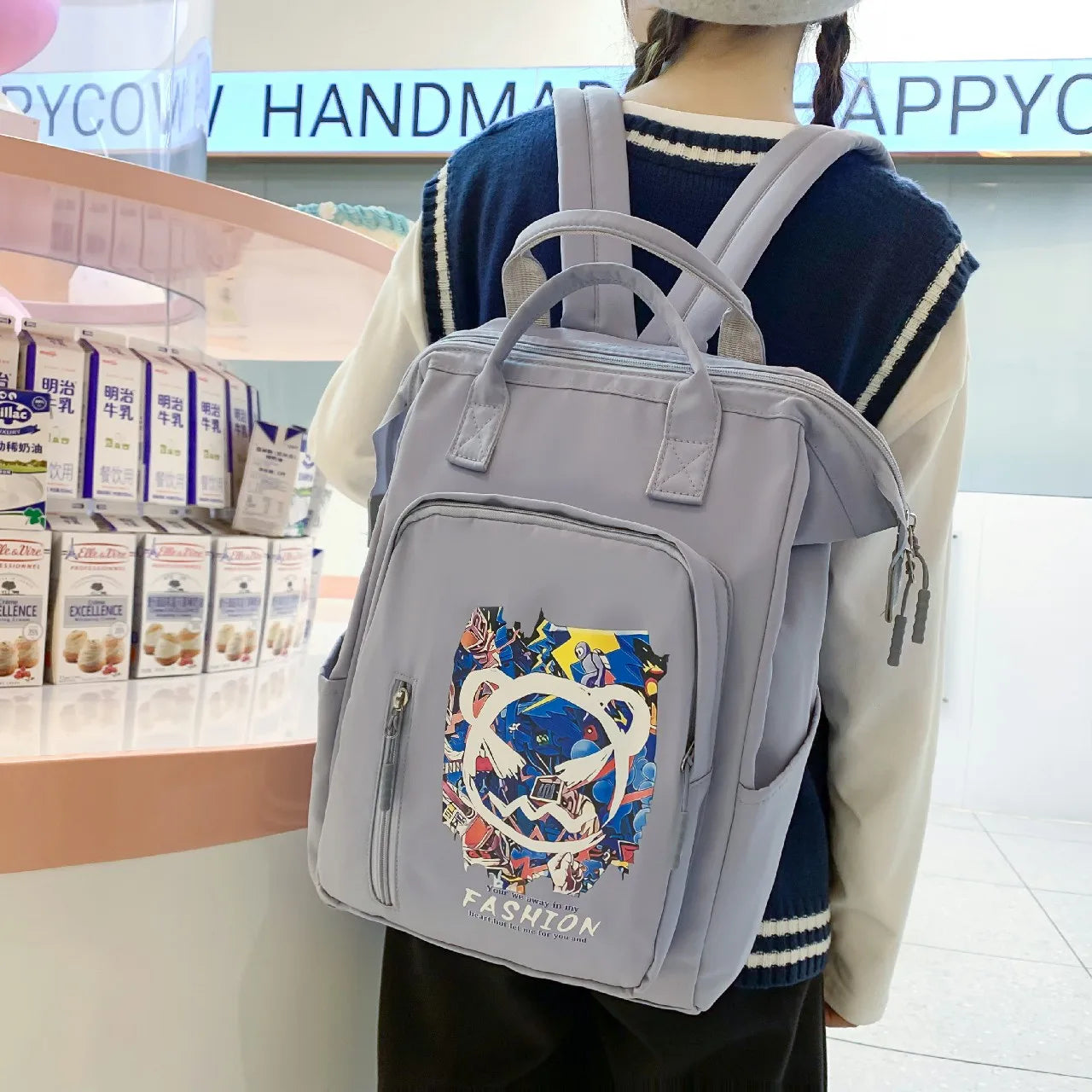 Girls School Bag Travel Laptop Backpack