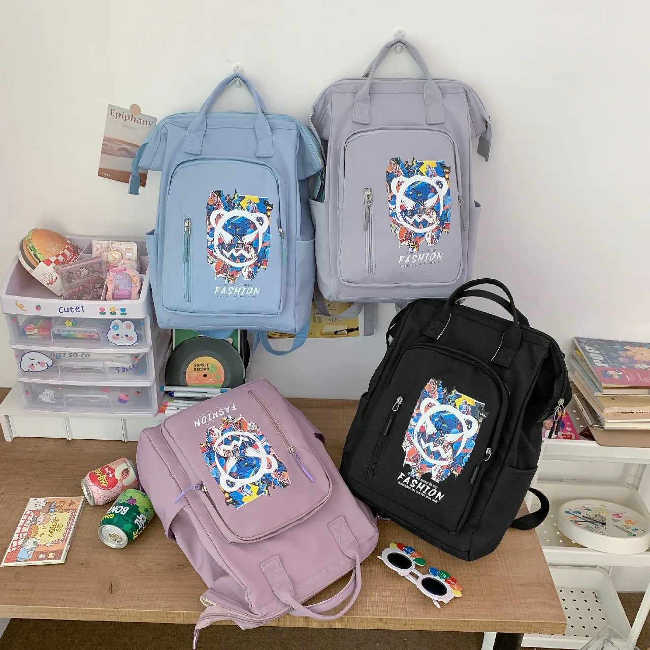 Girls School Bag Travel Laptop Backpack