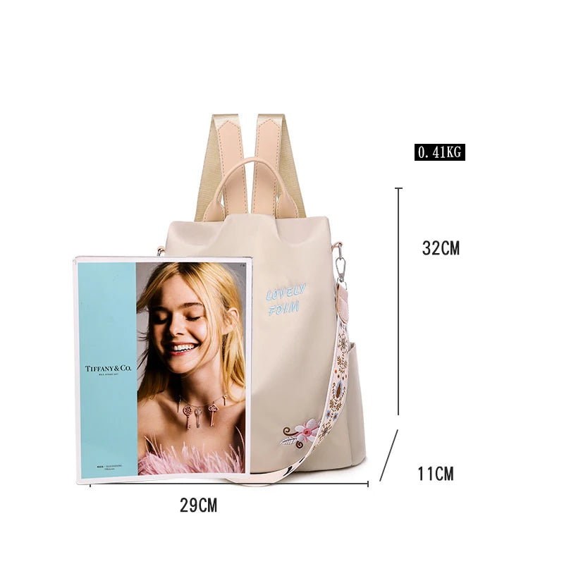 Anti-theft Stylish Women's Backpack Handbag