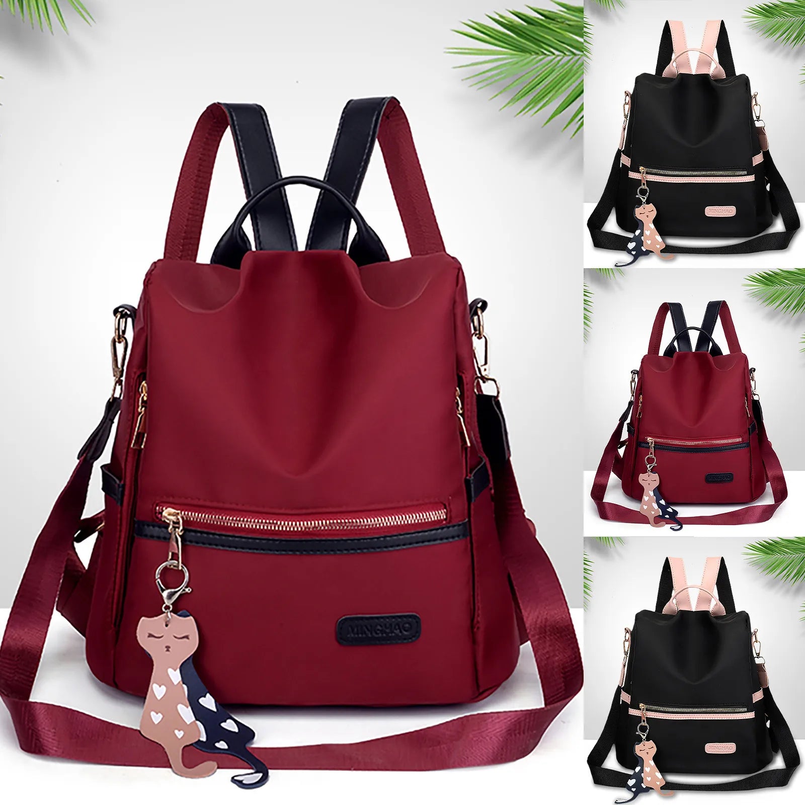 Women's Lightweight Turtle Backpack for School and Travel
