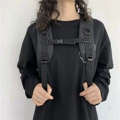 Preppy Students Backpack Large Travel Bag