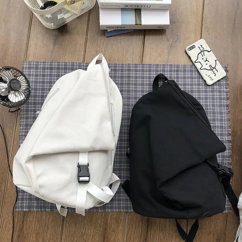 Canvas School-bags Unisex Large Capacity Designers Backpacks