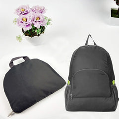 Foldable Daypack Outdoor Mountaineering Backpack Footprints Print Schoolbag