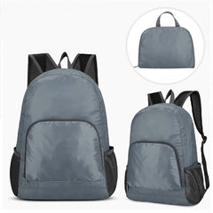 Foldable Daypack Outdoor Mountaineering Backpack Footprints Print Schoolbag