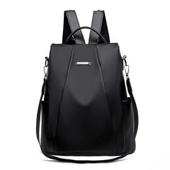 Women Nylon Travel Backpack Large Capacity Water-proof Gray