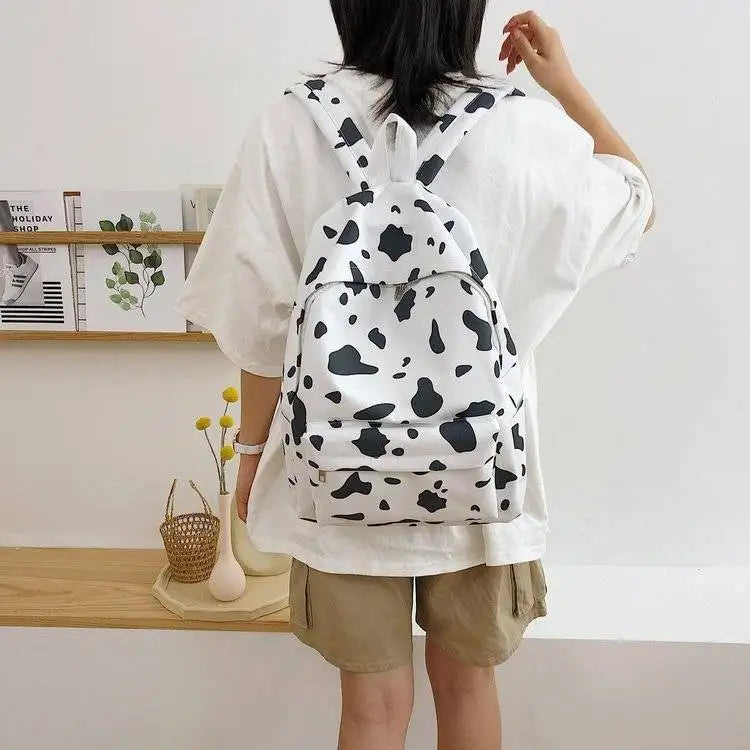 Large-capacity Camo Backpack Women Oxford Street Wear Bag