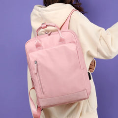 Waterproof Backpack for Teenage Girl Nylon Daily Travel Softback
