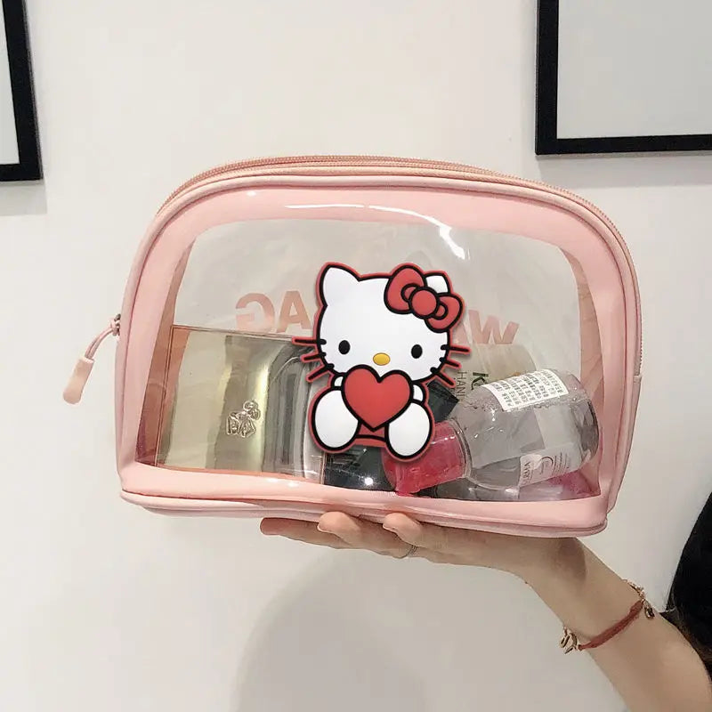 Women's Cartoon Cosmetic Bag Travel Storage Wash Bag
