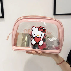 Women's Cartoon Cosmetic Bag Travel Storage Wash Bag