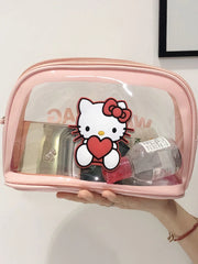 Women's Cartoon Cosmetic Bag Travel Storage Wash Bag