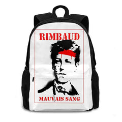 Bad Blood II Laptop Backpack - Rimbaud Poetry 80s Movies Puns