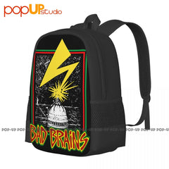 Bad Brains Hardcore Punk Band Backpack School Sport Bag