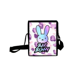 Bad Bunny Crossbody Bag Cartoon Anime School Bag Waterproof Messenger Bag