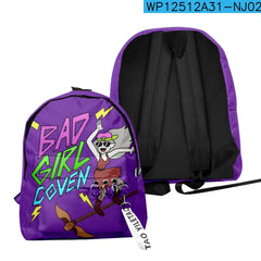Bad Girl Coven The Owl House Backpack Unique Schoolbag Funny Travel Bag