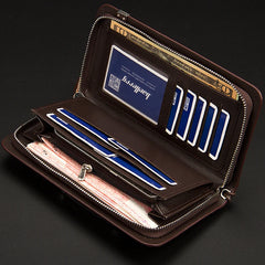 Baeller Multi-functional Long Clutch Wallets Men's Purse Male Wallets