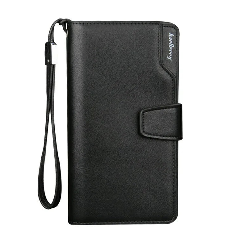 Baellery Men Wallets Casual Clutch Bag Long Wallet Handbag