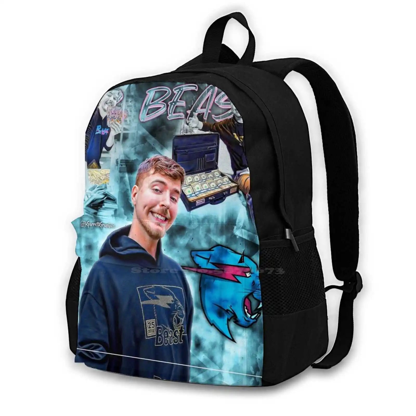 Red Funny Gooba Rapper Music Joe Bag Backpack Wrestling Fitness