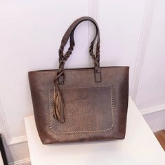 Women Leather Handbag Brief Shoulder Bags Tote Bags Bolsos