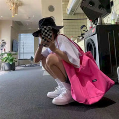 Large-capacity Canvas Tote Bag One-shoulder Japanese Style