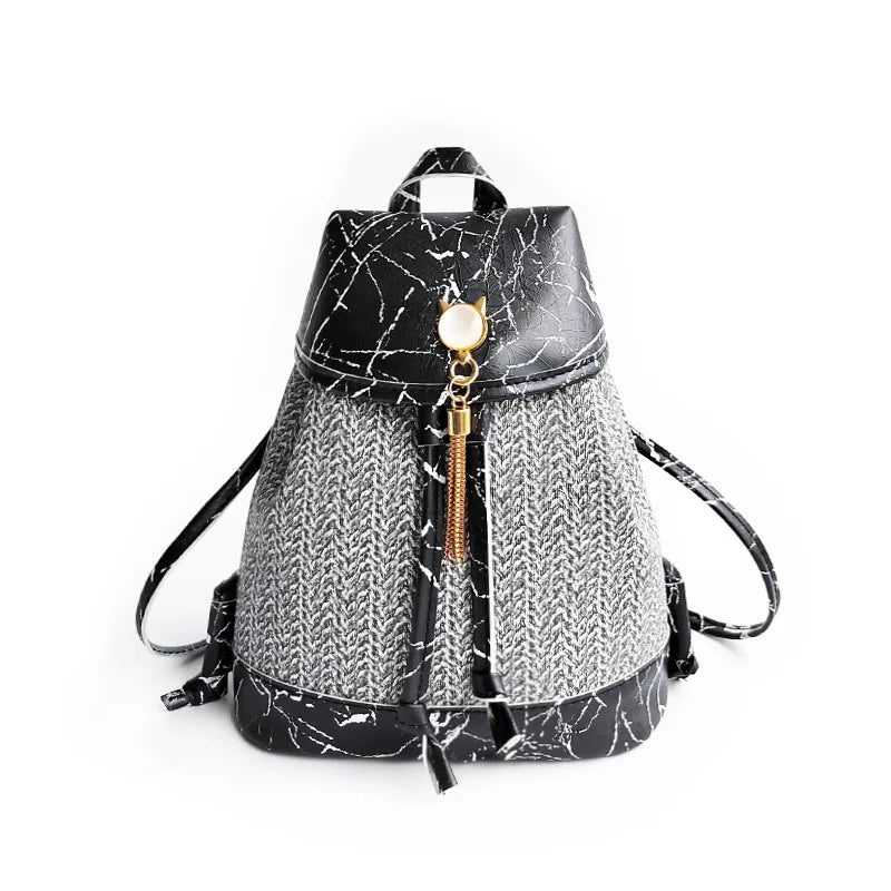 Large Capacity Drawstring Backpack for Women