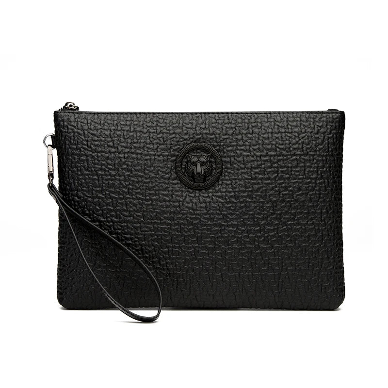 Men's Envelope Wallet Handbag Soft Leather Mochila Masculina Bag