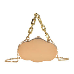 Cloud Bag Silver Shoulder Purse Women Crossbody Bag Handbag Clutches