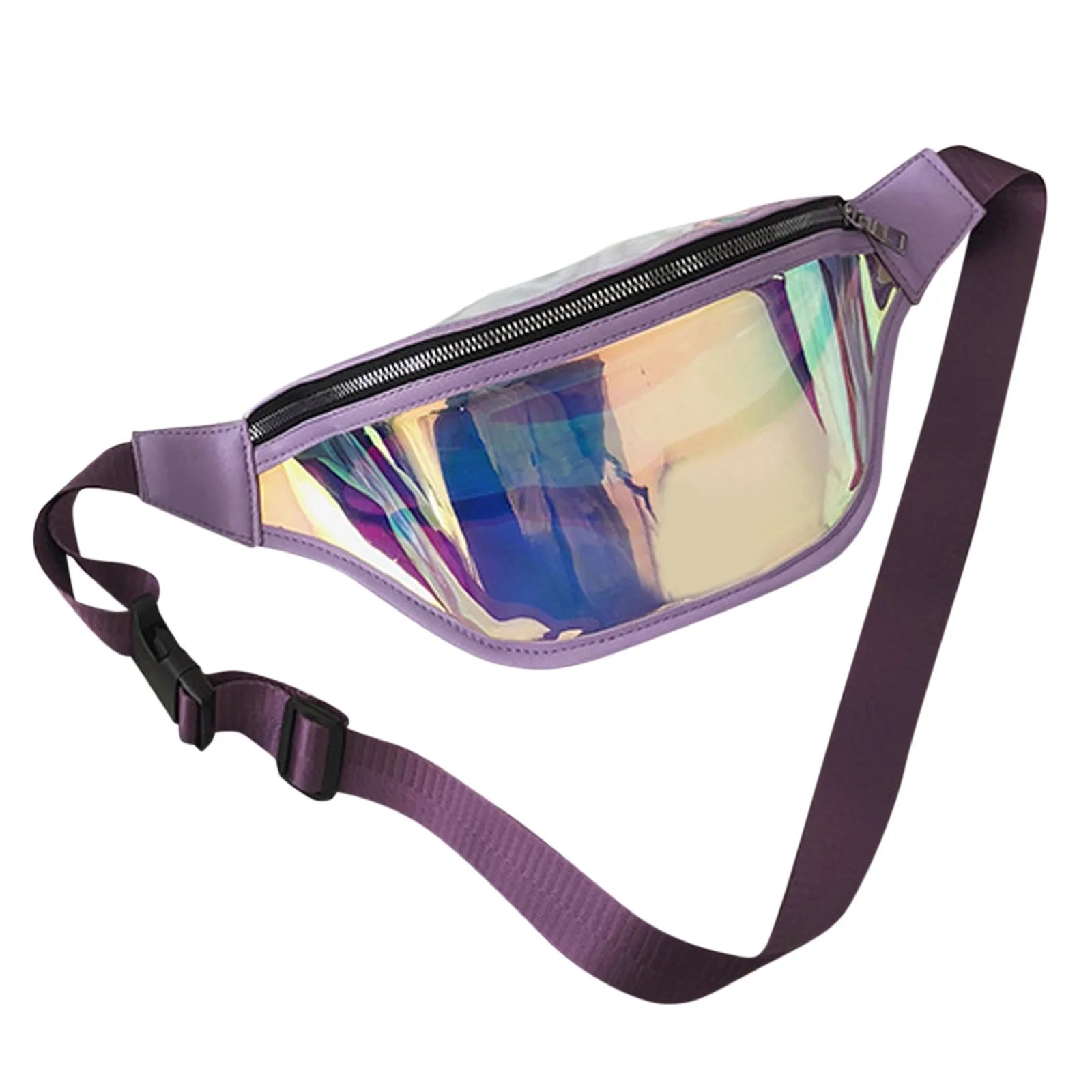 Colorful PVC Waist Bag Transparent Chest Bag for Women
