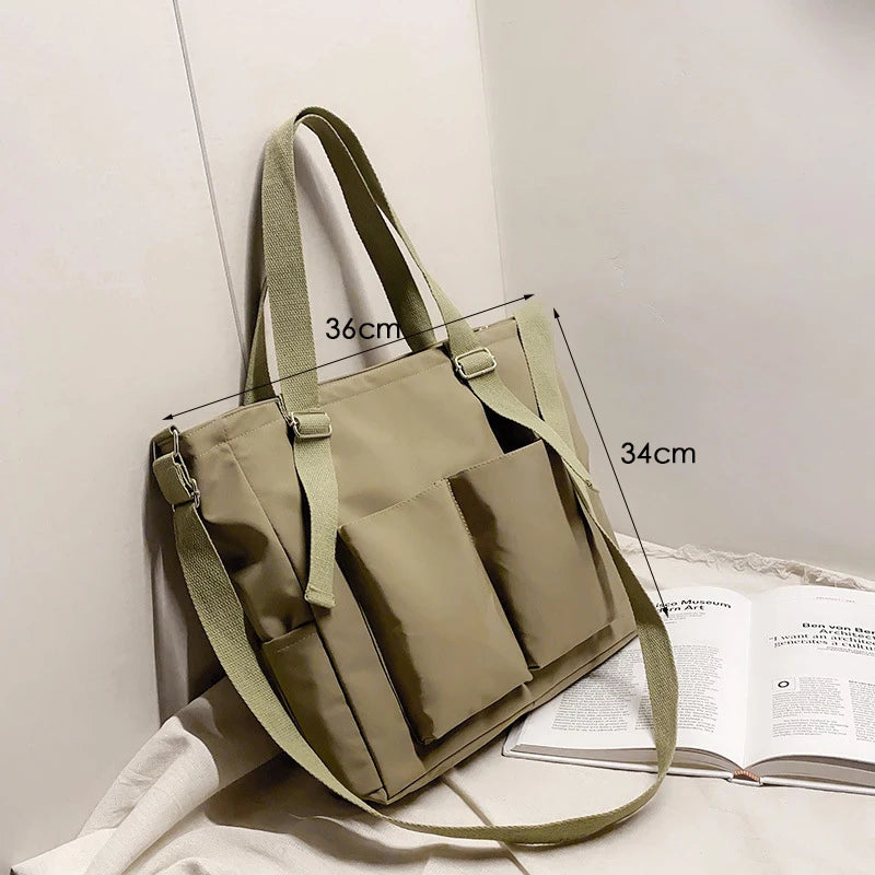 Waterproof Tote Bag Crossbody Women's Large Capacity