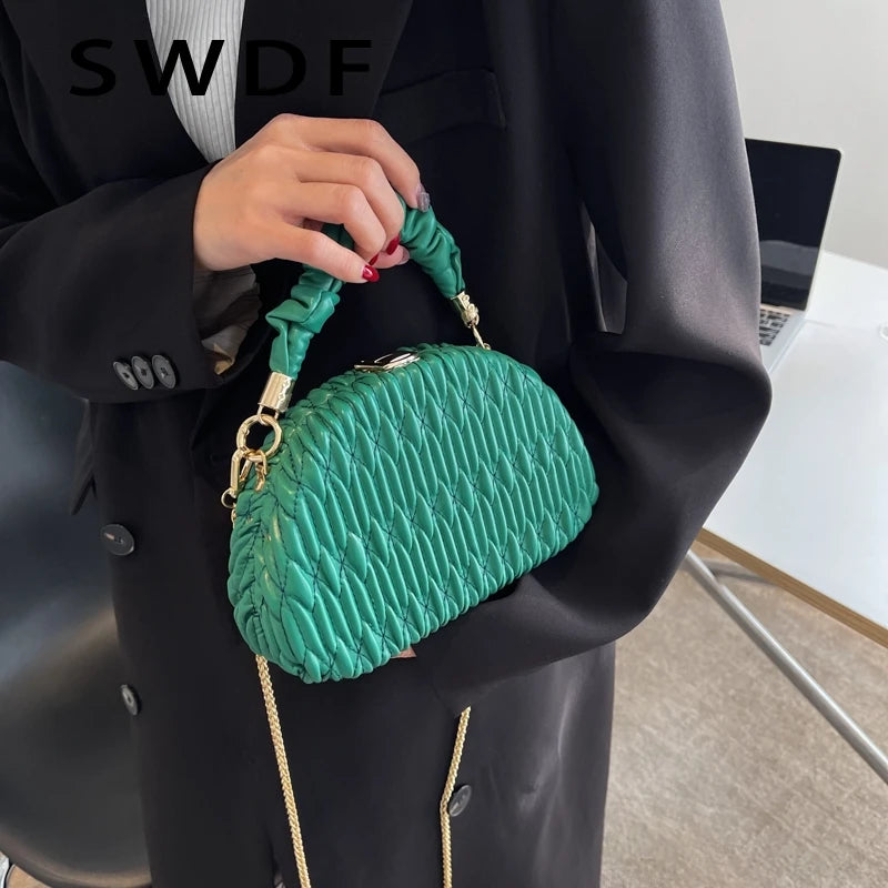 Small PU Leather Crossbody Sling Bag for Women Shoulder Handbag
