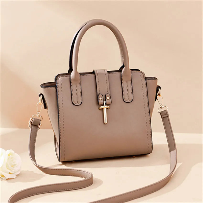 Small Wings Handbag Women PU Bag Black