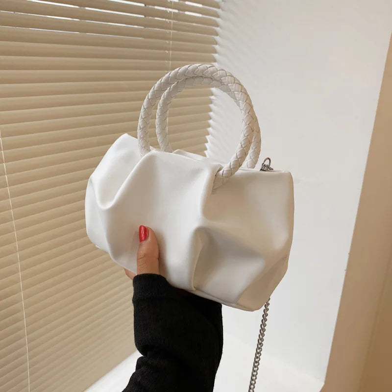 European American Women's Bags Fold Bag Cloud Bag Mini Messenger Handbag